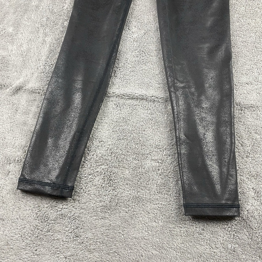 OFFLINE Aerie Legging Mid Rise Womens‎ Small Black Faux Leather - Picture 11 of 12